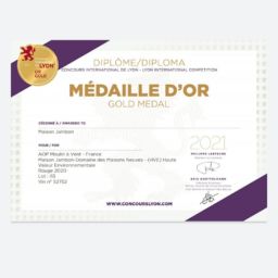 diplome medaille or moulin à vent 042020